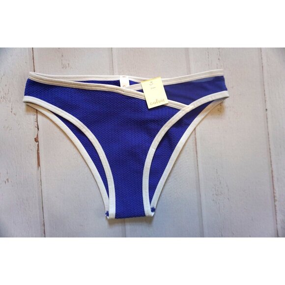 Colsie Women's Stunning Blue Contrast Trim Cheeky Underwear - NWT - Picture 2 of 6